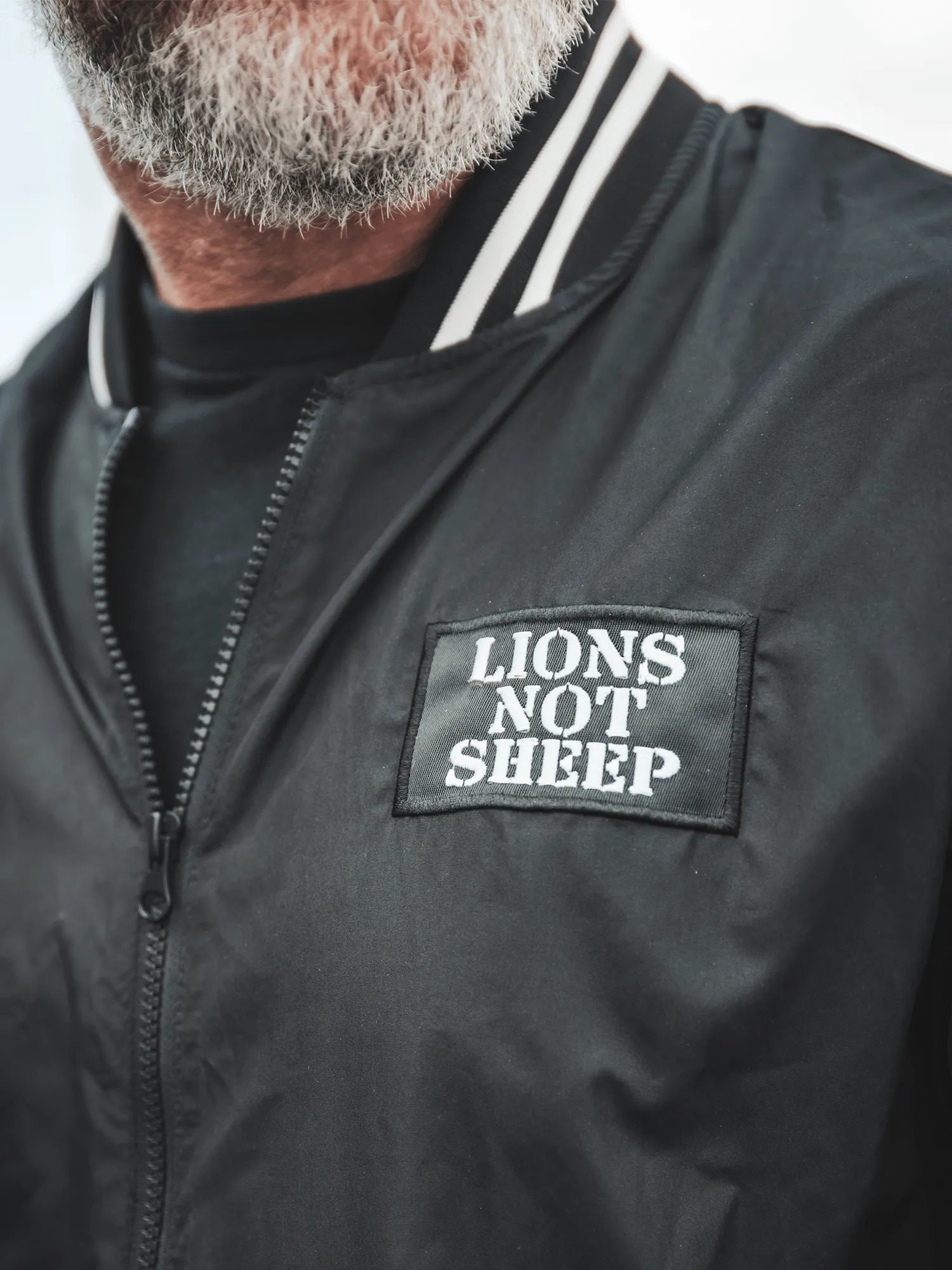 Lions Not Sheep “OG” Lightweight Bomber Jacket