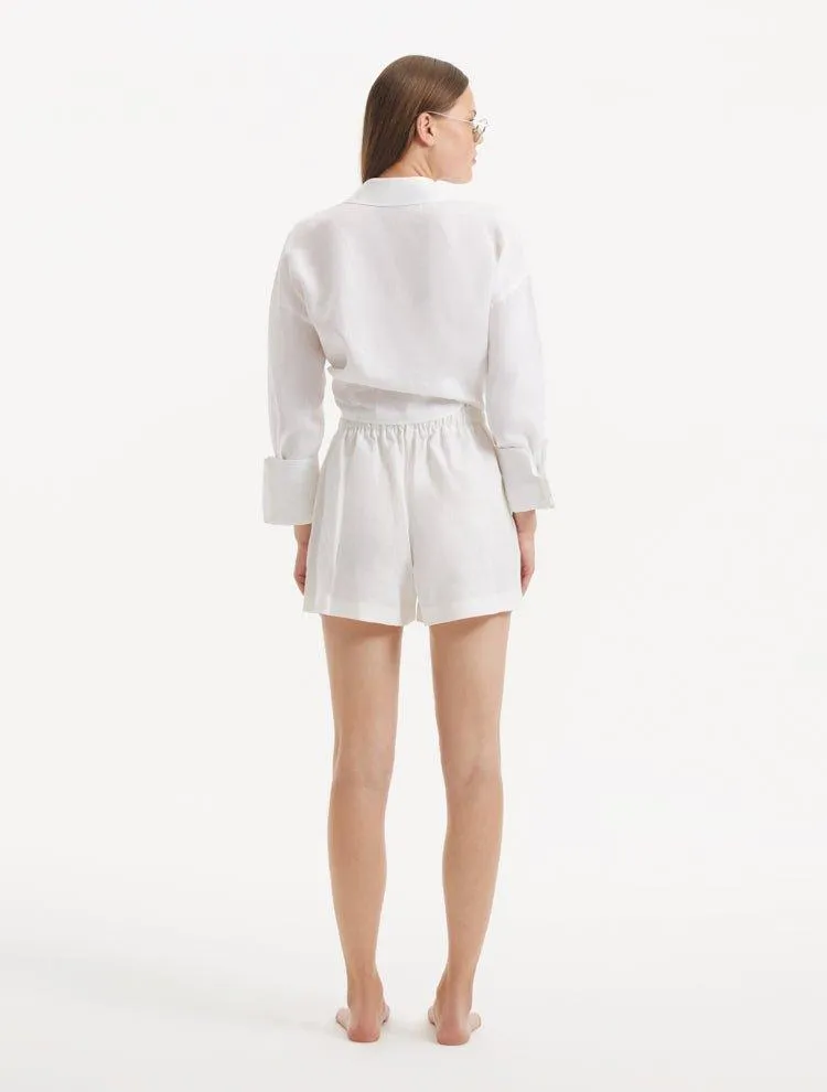 Masha White Shorts