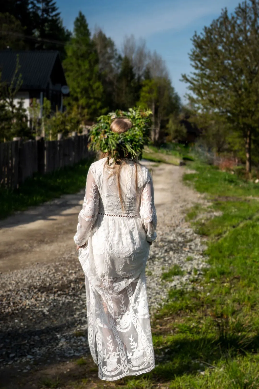 Maxi Dress - Boho Dress - Sundress - Lace Dress - White Aitana