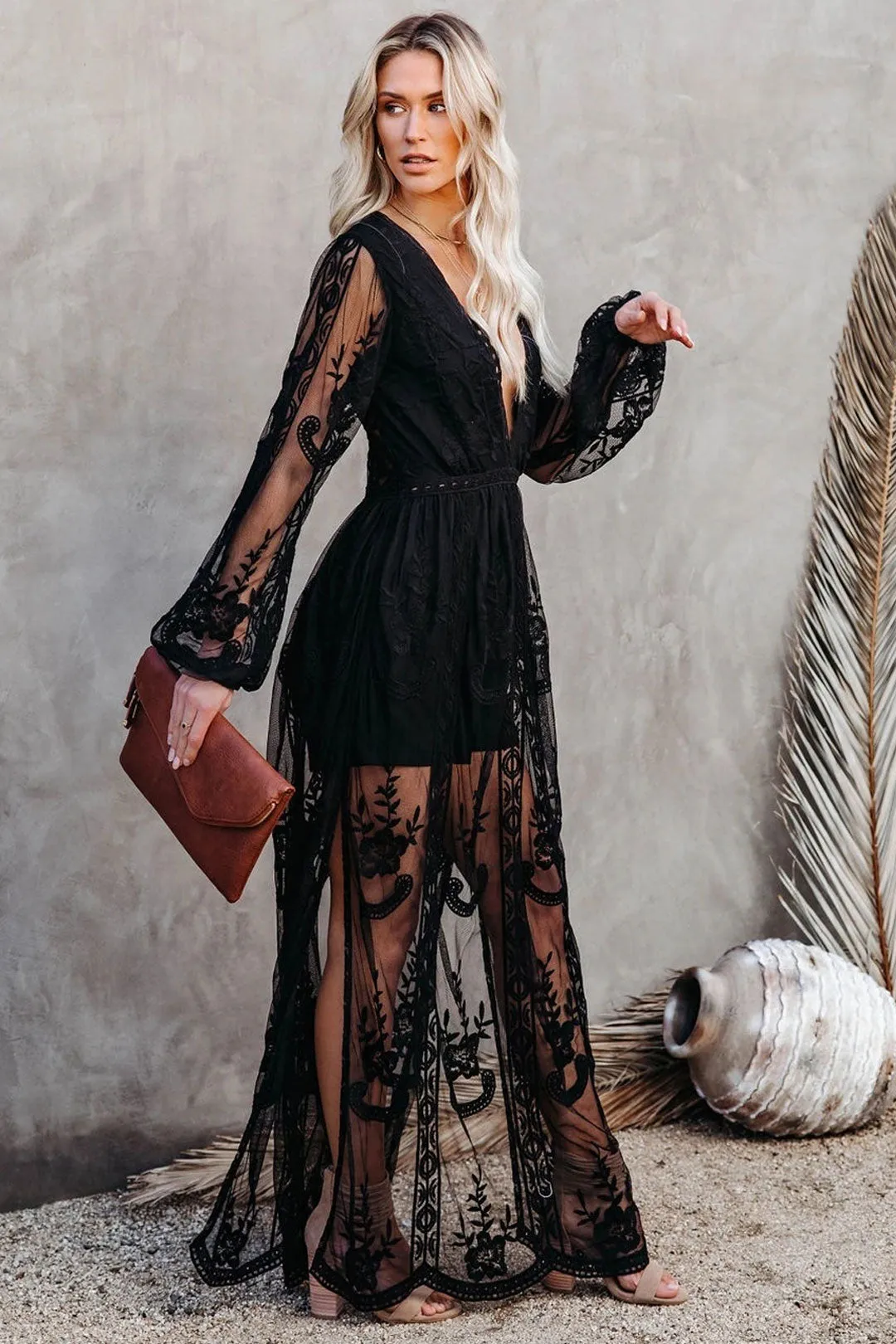 Maxi Dress - Boho Dress - Sundress - Lace Dress - White Aitana