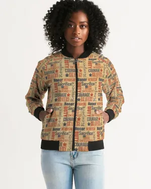 Military Spirit Women's Bomber Jacket