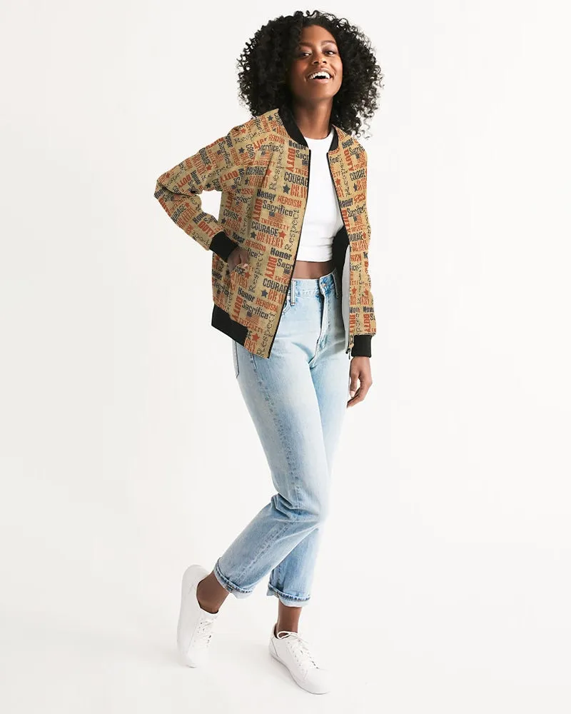 Military Spirit Women's Bomber Jacket