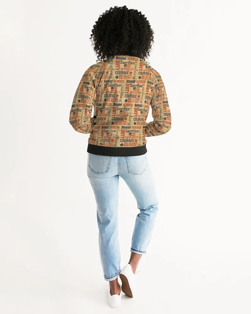 Military Spirit Women's Bomber Jacket
