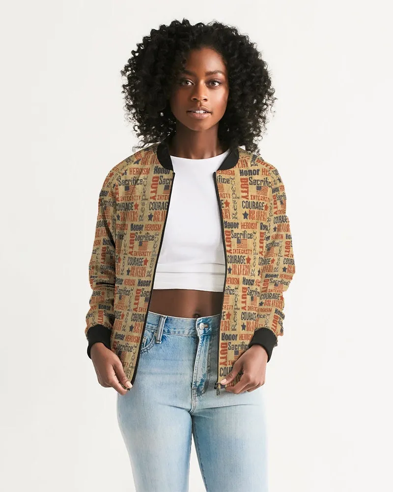 Military Spirit Women's Bomber Jacket
