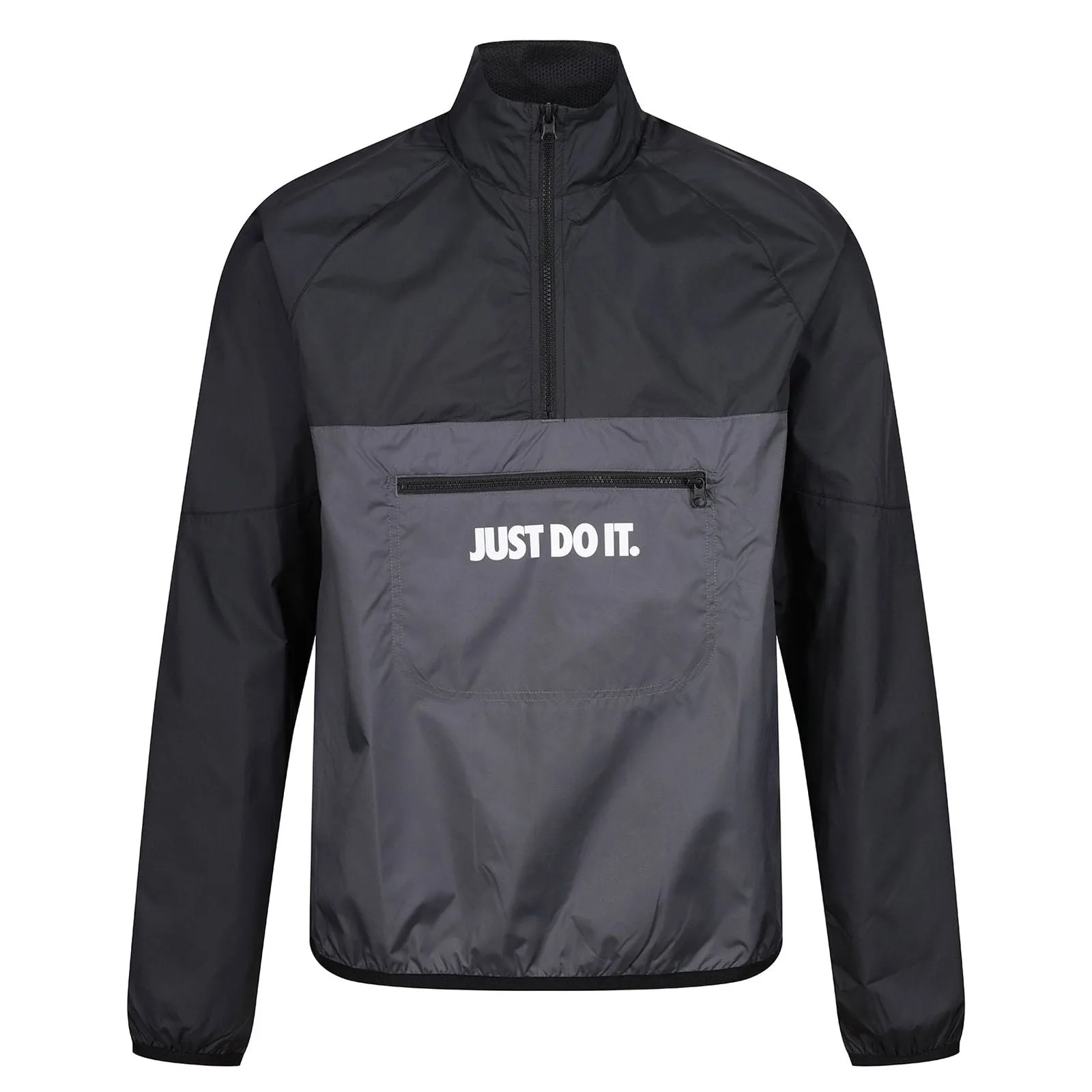 Nike Sportswear Just Do It Woven Windbreaker Jacket - Grey/Black