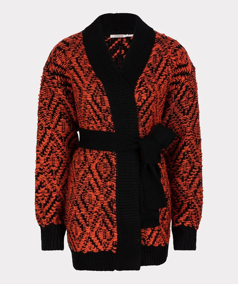 Open Cardigan with Belt