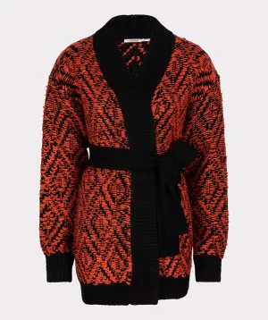 Open Cardigan with Belt