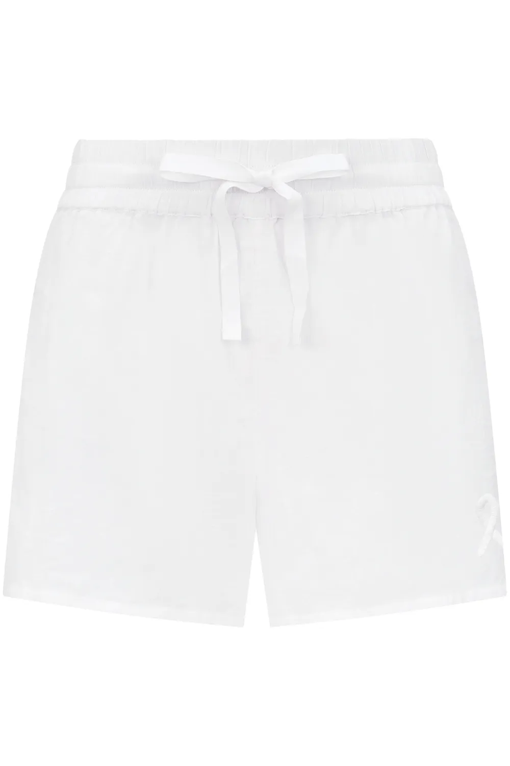 Organic Cotton PJ Short in White