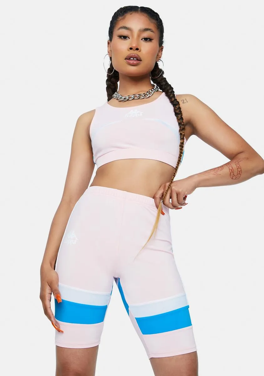 Pink Authentic Football Eve Bike Shorts