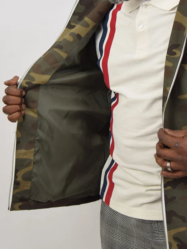 Real Hoxton Camouflage Hooded Jacket