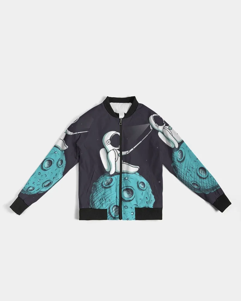 Selfie On The Moon Women's Bomber Jacket
