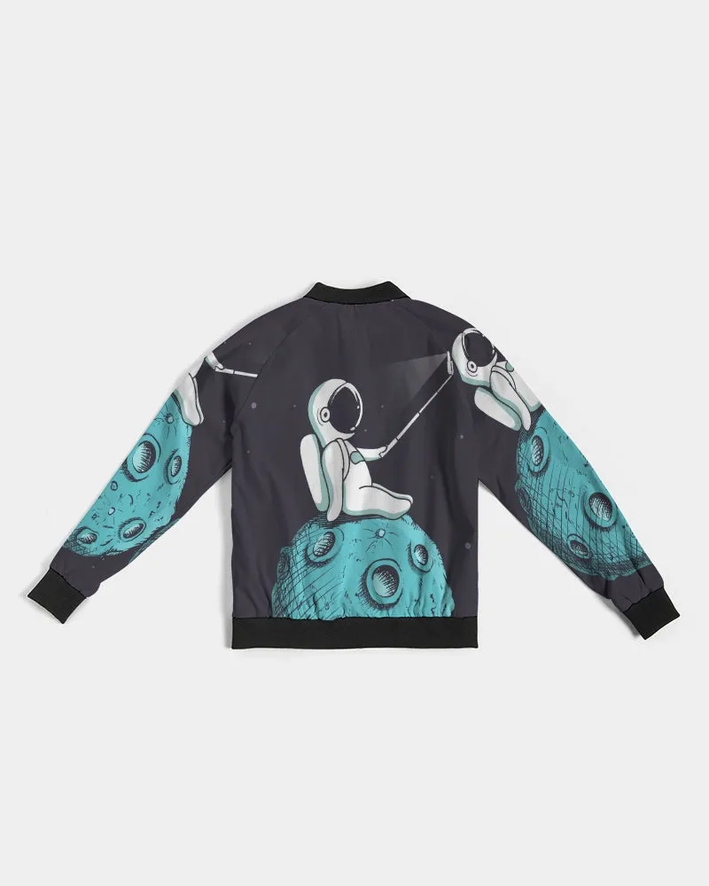 Selfie On The Moon Women's Bomber Jacket