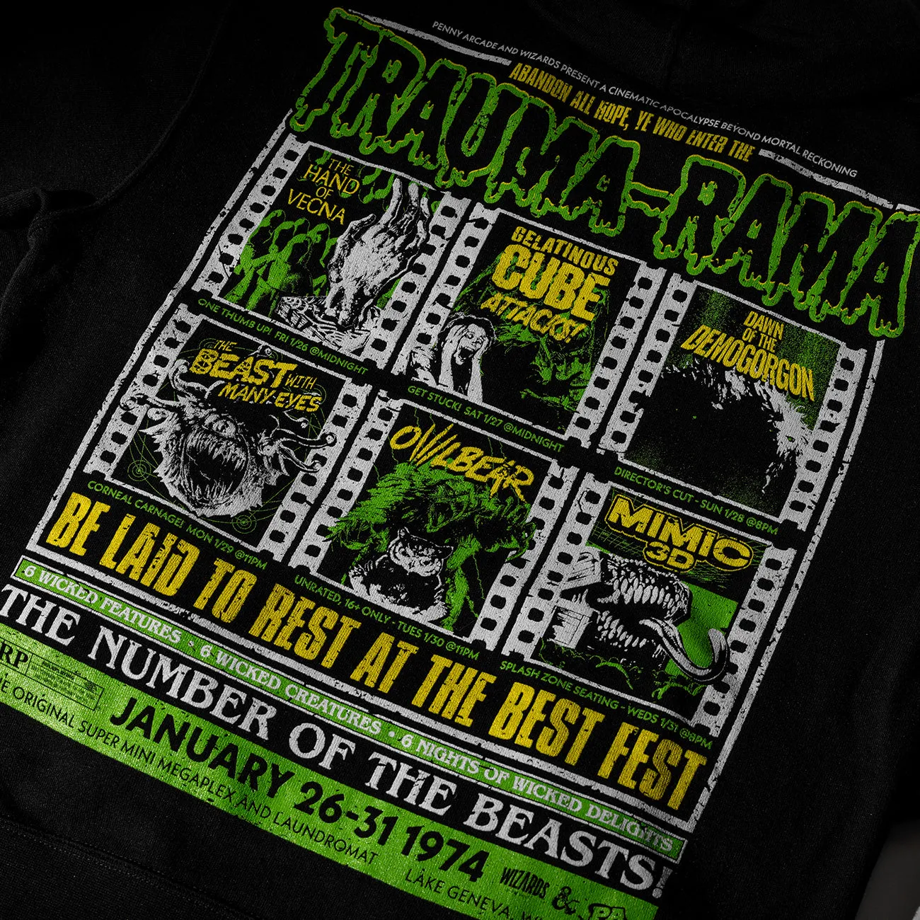 Trauma-Rama Zip-Up Hoodie