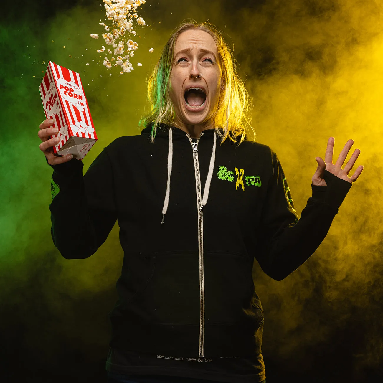 Trauma-Rama Zip-Up Hoodie