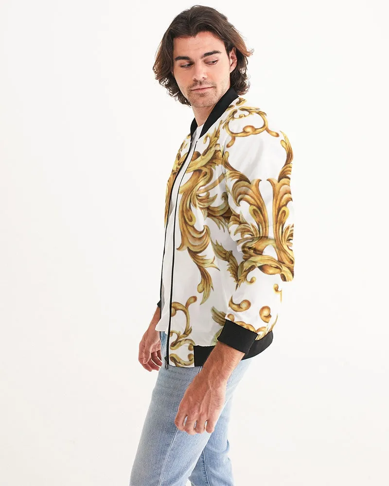 Vintage Gold Bomber Jacket