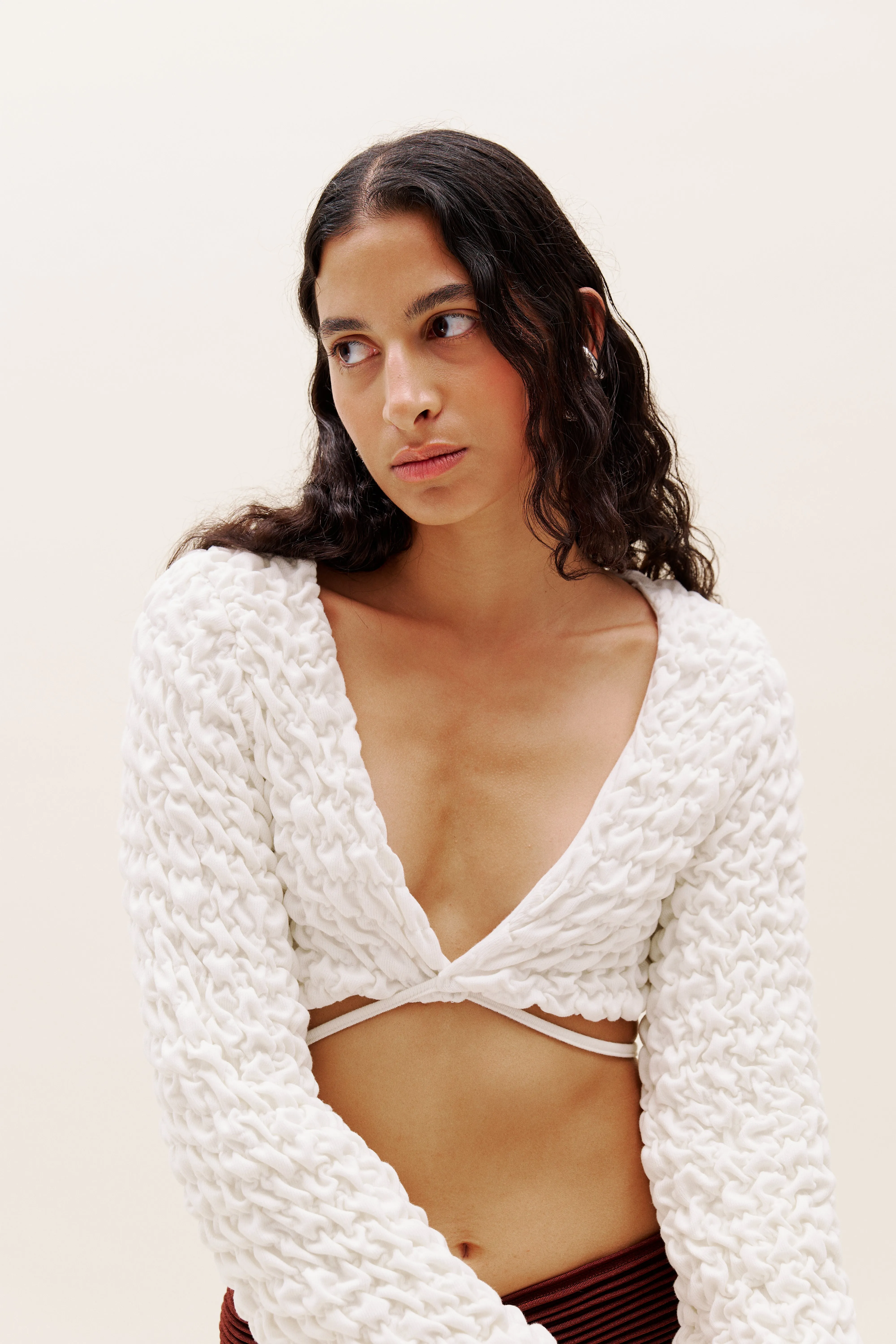 White Bolero Cardigan